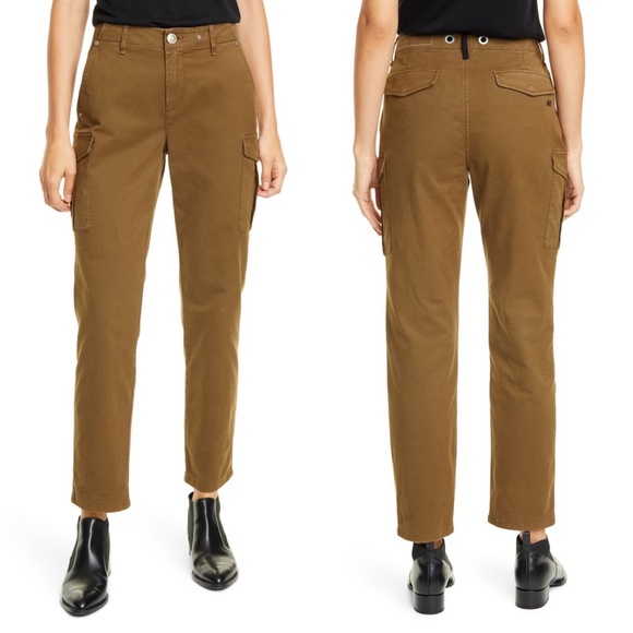 ✨NWT✨ RAG & BONE Buckley Cargo Chino Pants Olive Khaki Sz 25 - Picture 5 of 8